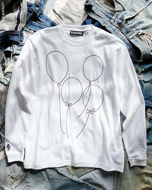 BIG BALLOONS ON LONG-SLEEVE-SHIRT