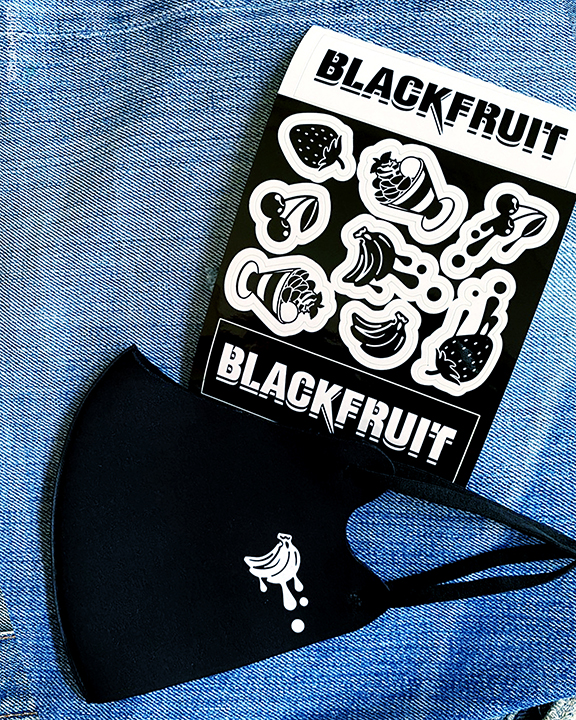 PRINTED FACE MASK and STICKER