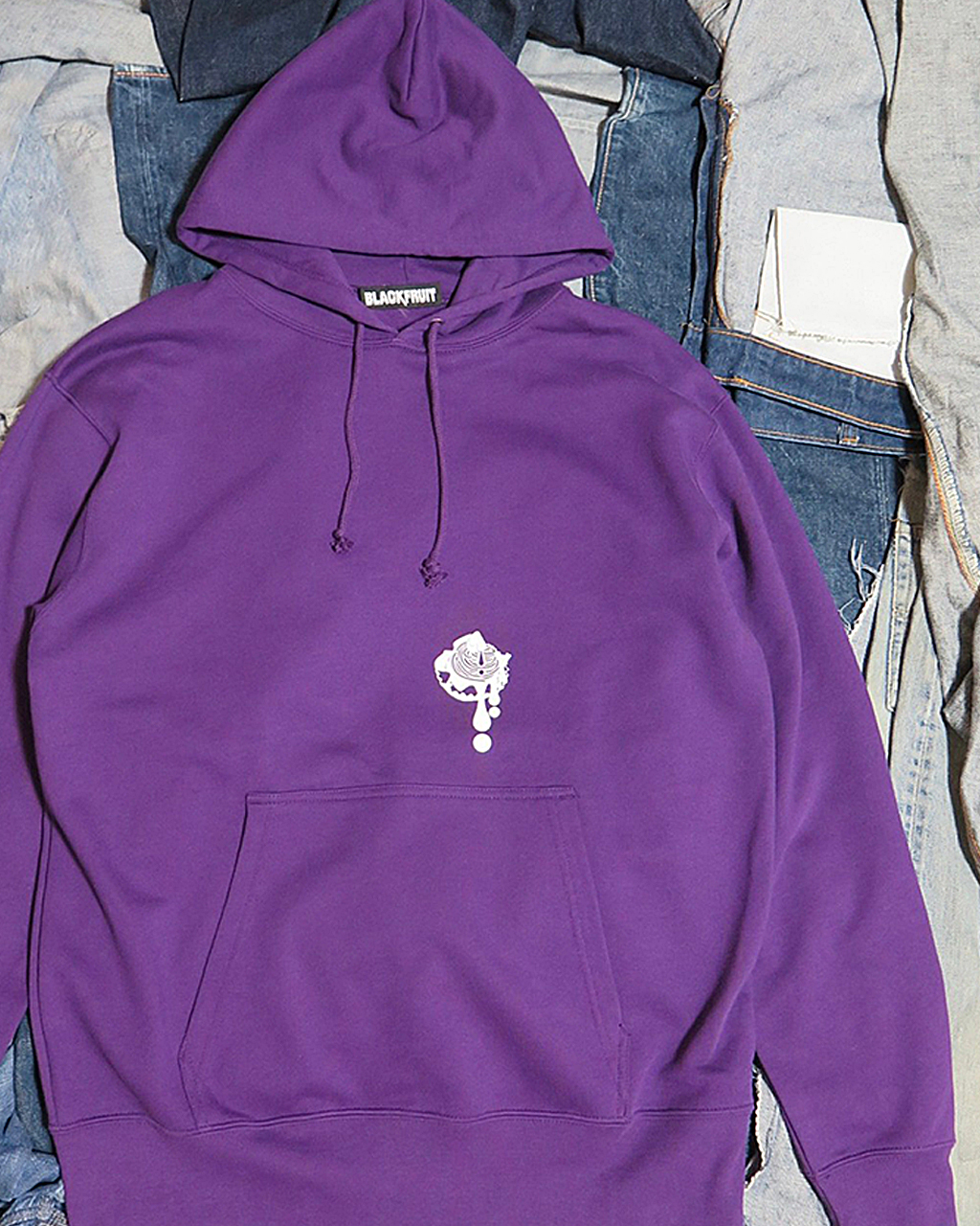 DRIP MONT-BLANC AUX MARRONS PRINTED HOODED SWEATSHIRT